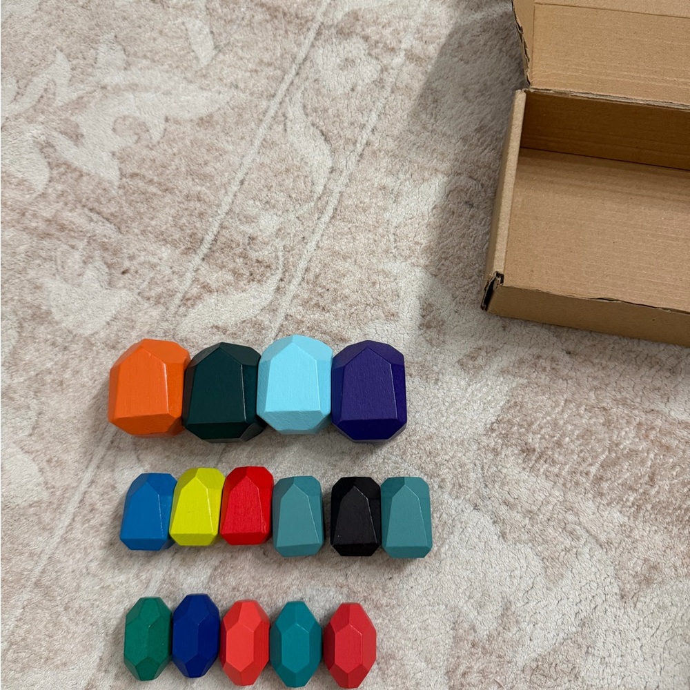 Colorful Geometric Blocks Set